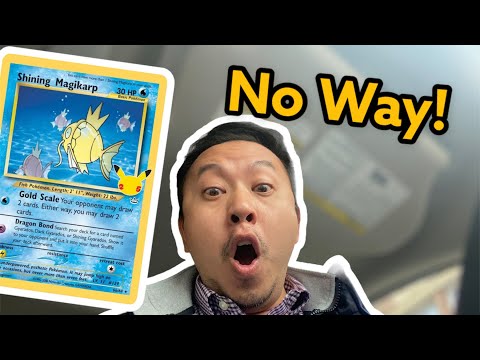 ThaiTube pulls the Shining Magikarp from Celebrations Classic Collection