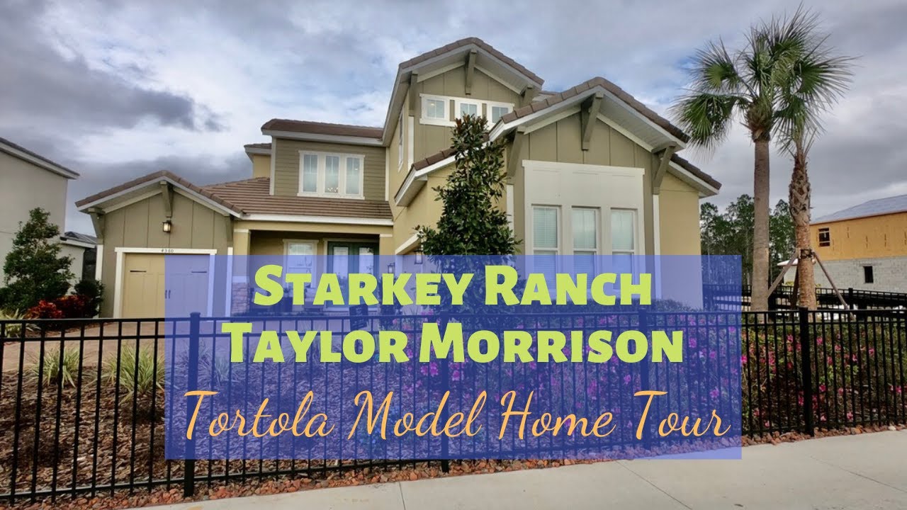 Starkey Ranch | Taylor Morrison | Tortola Model Home Tour - YouTube