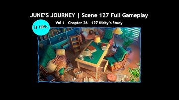 June’s Journey SCENE 127 (⭐️⭐️⭐️⭐️⭐️ star playthrough) Vol 1 - Chapter 26, Scene 127 Nicky’s Study