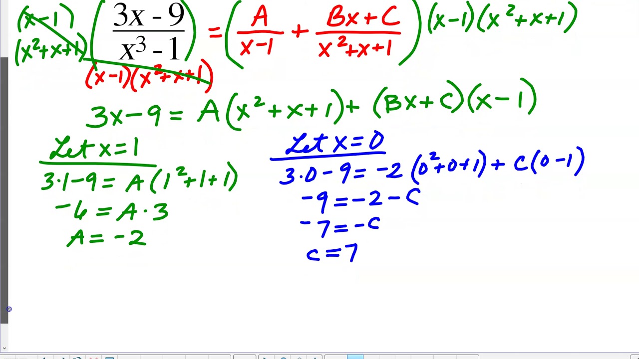 Partial Fractions - Day 3 - YouTube