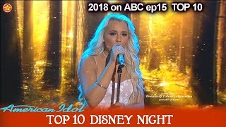 Gabby Barrett sings “Colors of the Wind” BRINGS STARDOM Disney Night American Idol 2018 Top 10