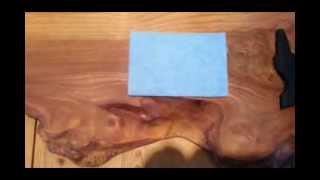 Scrub sponge prep for the outdoors