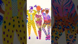 Color Camo inspired by Lisa Frank