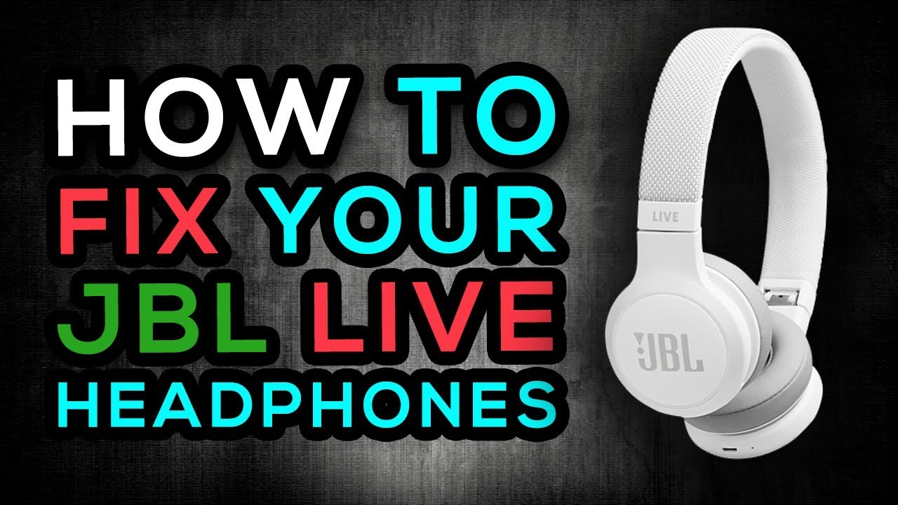 regulere jeg fandt det lobby How to Fix Any Issue In JBL Wireless Headphones Easily | Reset Your JBL  Wireless Headphones - YouTube