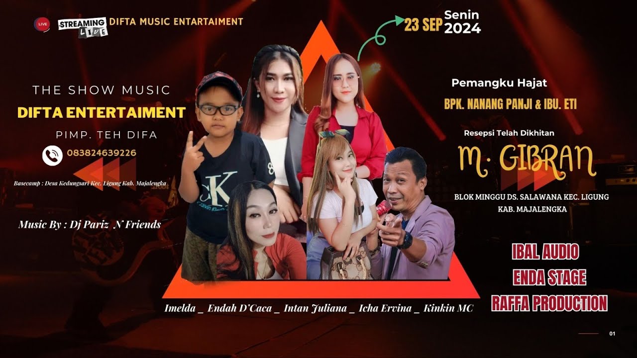 LIVE DIFTA MUSIC EDISI SALAWANA | KHITANAN M. GIBRAN | RAFFA PRO | IBAL AUDIO