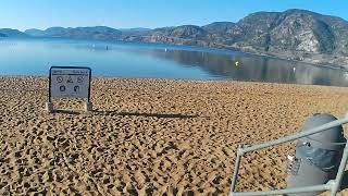 morning walk at skaha beach#penticton  #beach