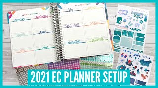 Setting up my NEW 2021 Erin Condren LifePlanner