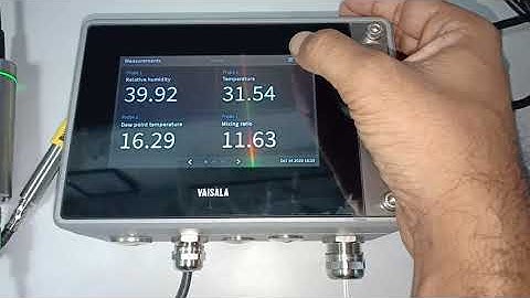 Vaisala Indigo520 and HMP3 smart probe set up