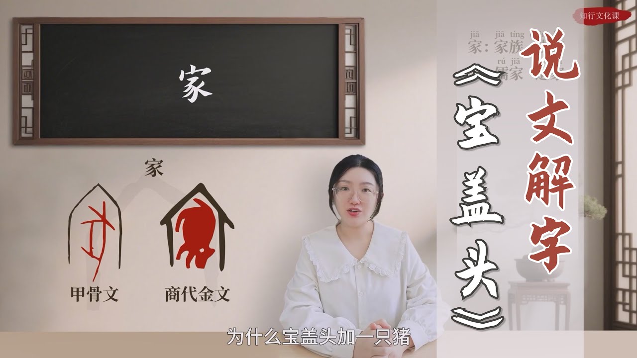 说文解字——《遮风挡雨宝盖头》     #中文 #汉字之美 #中国文化 #学中文 #华裔 #甲骨文