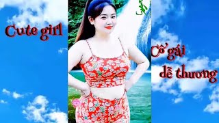 Cô gái dễ thương @Quanghuyvlog66 