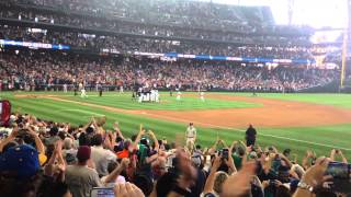 Hisashi Iwakuma Throws NO-HITTER vs. Oriols Last Out - 12 Aug. 2015