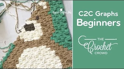 Left Hand: Crochet Corner to Corner (C2C) Graphghans for Beginners | The Crochet Crowd