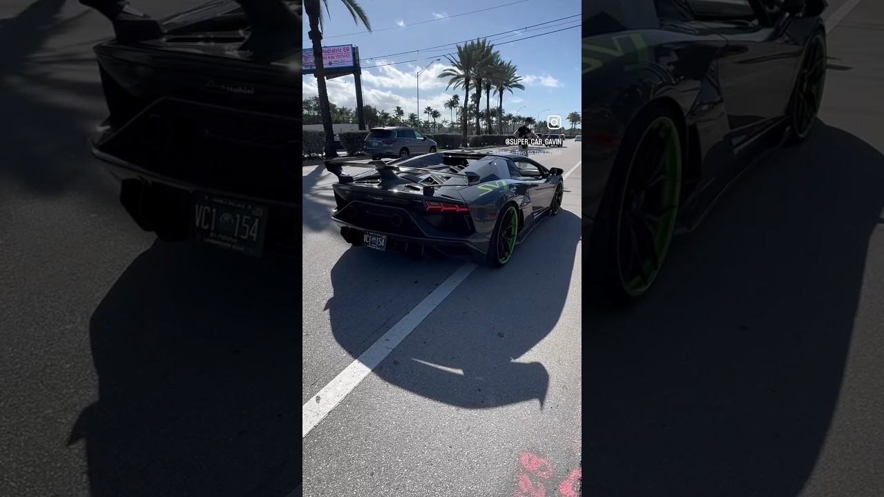Lamborghini Aventador SVJ #supercar #speed #v12 #miami #car #lamborghini #dreamcar #fastcars