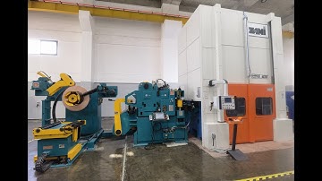 SUNRUI Press Feeding Line | Decoiler, Servo straightener feeder machine work with ZANI Servo press