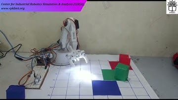 Self Object Recognizing & Color Sorting Robotic Arm