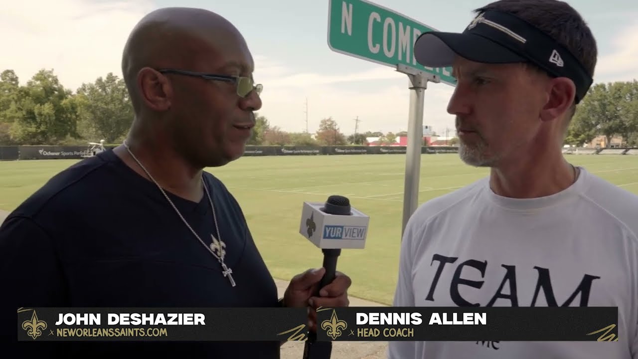 Dennis Allen Exclusive Interview Week 3 @ Packers | New Orleans Saints