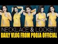 Pooja official necklace  locket vlog