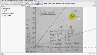 How to Make Sliders in Geogebra