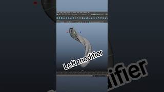 Right use of loft modifier in maya #autodeskmaya