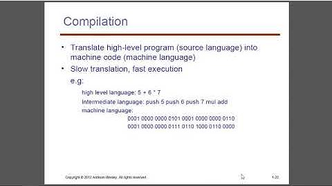 Programming Languages - Chapter 1 - lecture 1 - part 3