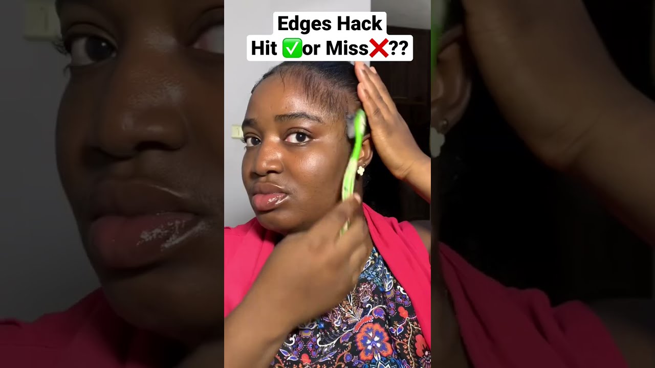 What Do You Think About This Edges Hack Hit Or Miss Edgestutorial Hairtutorial Hair