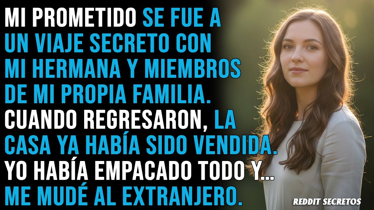 Mi prometido se fue a un viaje secreto con mi hermana y miembros de mi propia familia, pero yo vendí