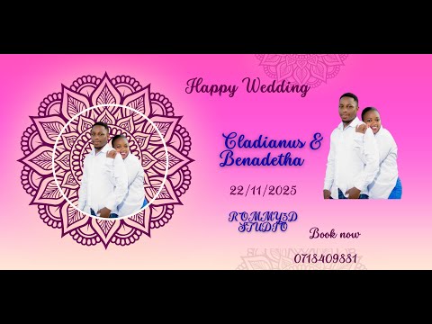 CLADIANUS BENADETHA WEDDING