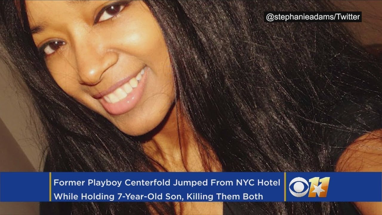Former Playboy centerfold apparently jumps to death with son after checking ...