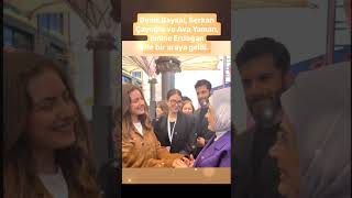 Deniz Baysal, Serkan Çayoğlu ve Ava Yaman, Emine Erdoğani le bir araya geldi.