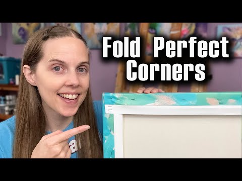 How to Fold Corners When Stretching Canvas Prints - Quick & EASY