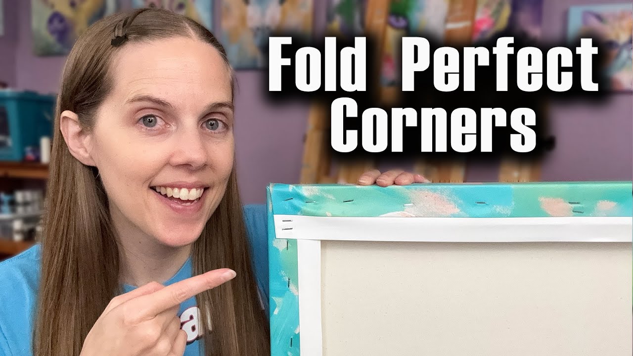 How to Fold Corners When Stretching Canvas Prints - Quick & EASY