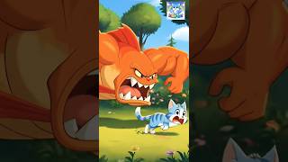 Kimo Cat Wanted To Eat Fish But The Fish Became Huge What He Did Next Is Insane