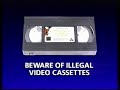 Walt disney home piracy warning uk 1995