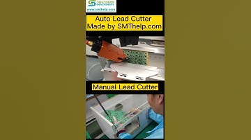 Auto - Manual THT Lead cutter machine for Smart EMS PCB assembly#shorts
