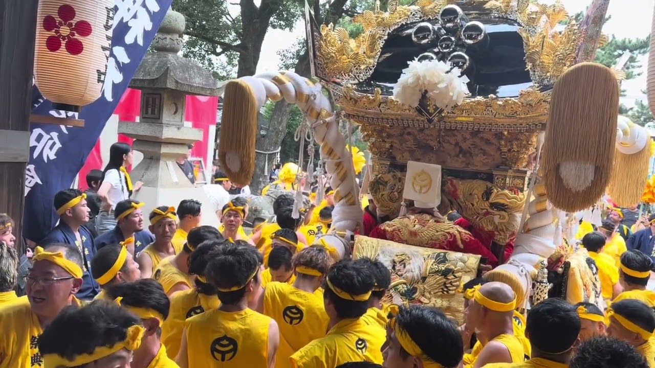 2025.10.11(土)   津田天満宮　今在家屋台一気差し
