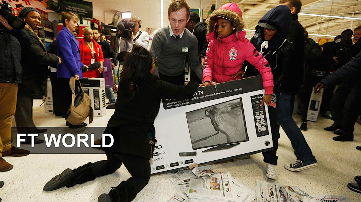 Black Friday chaos in UK shops | FT World
