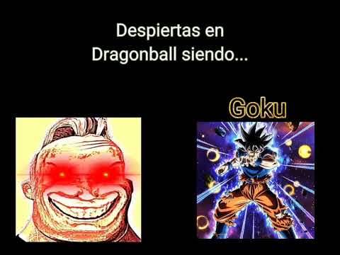 Despiertas en Dragonball siendo... [Mr Increíble Afortunado Meme] (leer descripción)