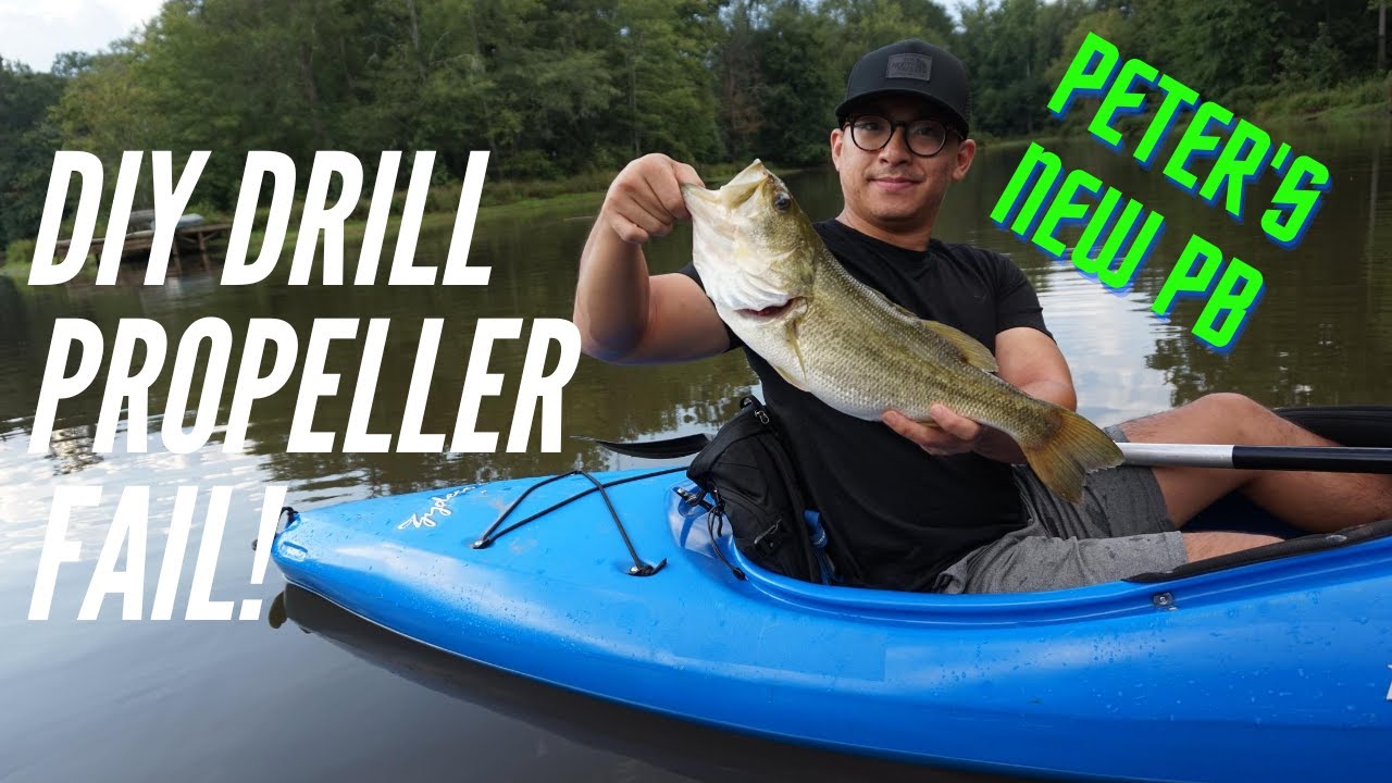 Kayak Drill Propeller FAIL (New PB Caught!) YouTube