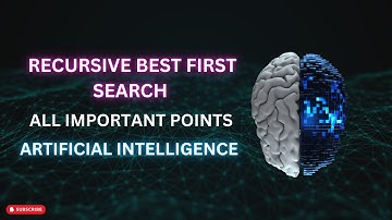 Lec # 6: Recursive Best First Search | Informed Algorithm | Examples | Full Detail