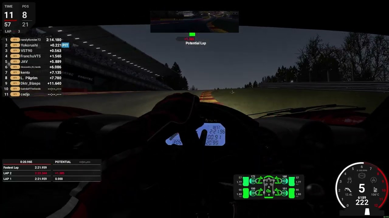 Long Qualifying and SHORTEST RACE, Modern Spa Francorchamps, McLaren F1 GTR, Automobilista 2