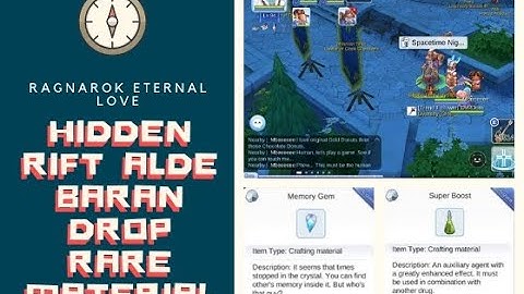 Hidden Rift Spacetime Nightmare Aldebaran! Drop Rare Material Memory Gem + Super Boost Ragnarok M