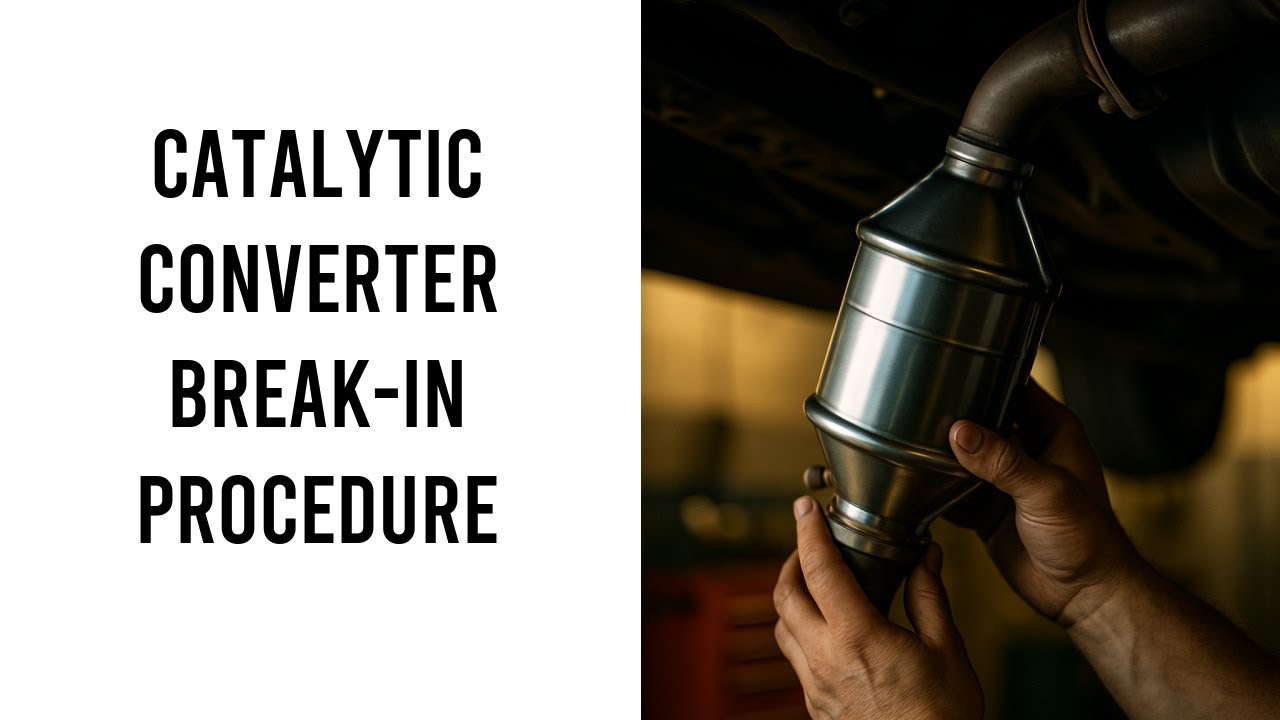Catalytic Converter Break In Procedure