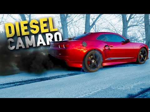 Duramax Diesel swapped Camaro SS with a 6-speed!