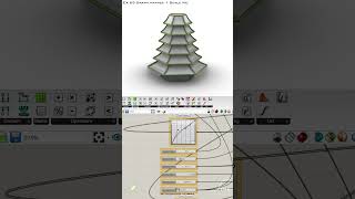 Grasshopper - EX 69 - Graph mapper + Scale NU #grasshopper #parametric #architecture @sinestudio