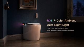 RGB 7-Color Smart Toilet Ambient Light | Auto Night Light Review screenshot 1