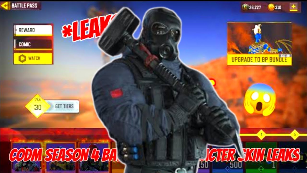 MOBILE SEASON 4 BATTLE PASS LEAKS 2022 | COD MOBILE SEASON 4 NEW CHARACTERS LEAKS 2022 S4 CODM