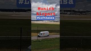 Lufthansa plane at Munich Airport MUC #planespotting