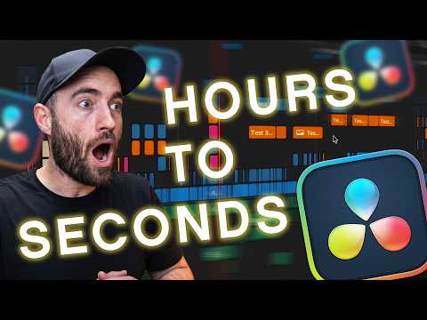 A Davinci Resolve plug-in that saves you hours of editing time!!!