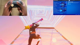 New *BEST* (Non-Claw) Smooth Controller Fortnite Chapter 5 Settings/Sensitivity! + Handcam