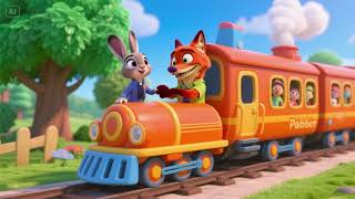 Peter Rabbit & Foxy’s Orange Train Ride 2 🐰🦊 | The Pumpkin Patch Picnic!